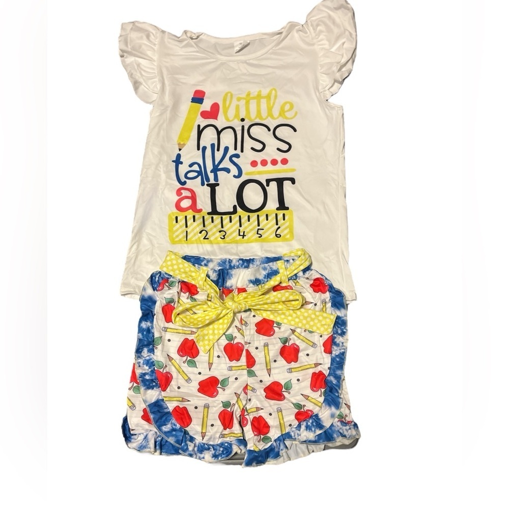 Back to school short set